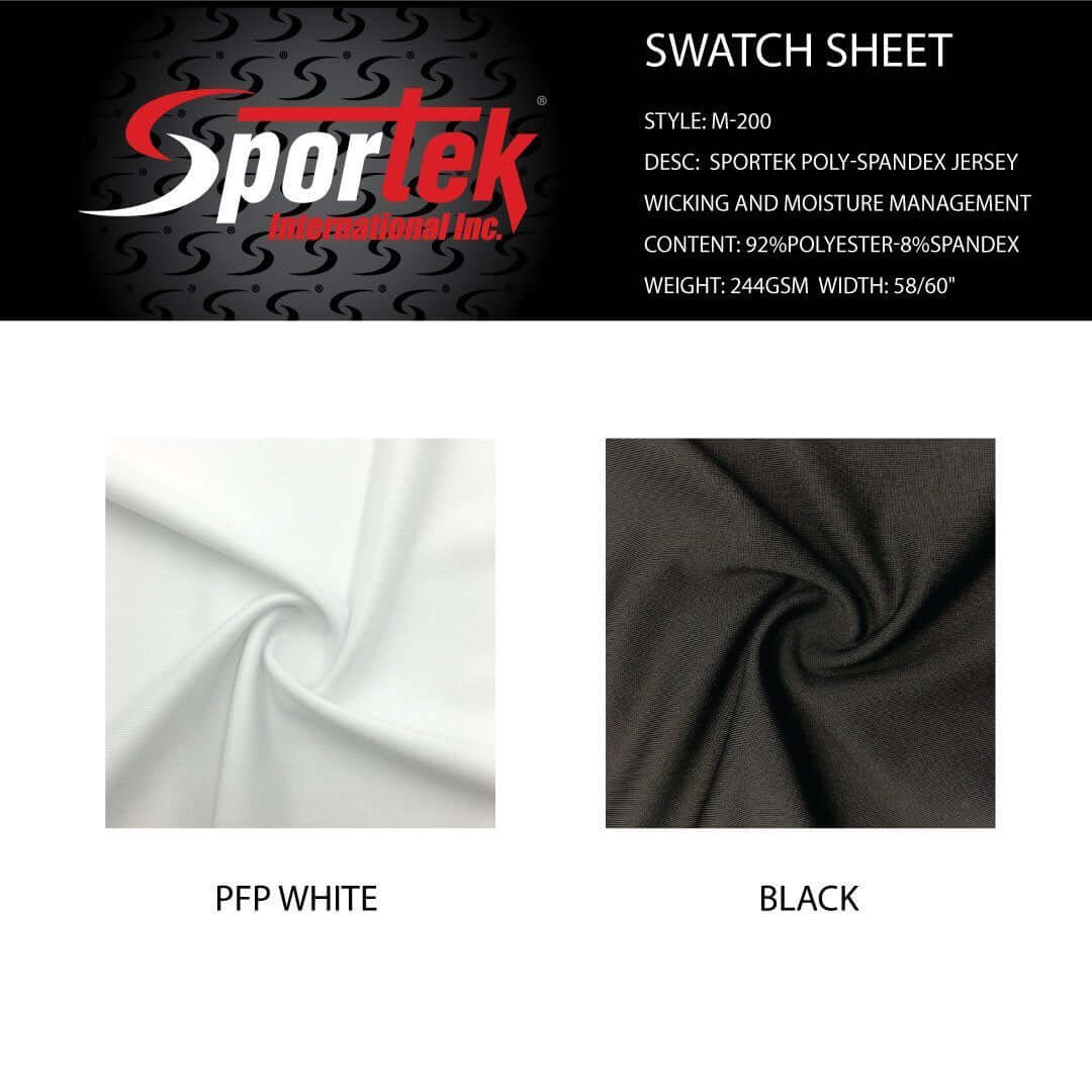 M - 200 Sportek Poly - Spandex Jersey Wicking and moisture management - Sportek International Inc.