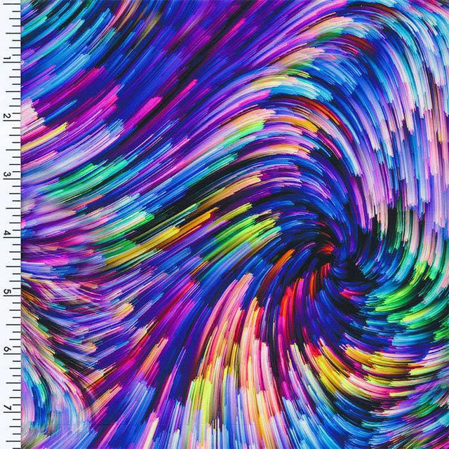 SP - NP2641 Wave of Colors Nylon Spandex Digitally Wet Print - Sportek International Inc.