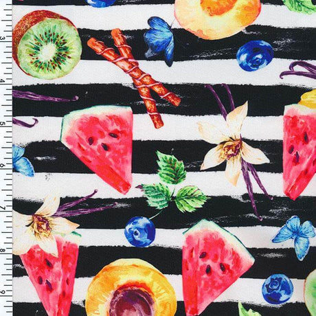 SP - NP2645 Fruity Picnic Nylon Spandex Digitally Wet Print - Sportek International Inc.