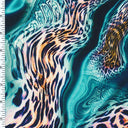 SP - NP2647 Aqua Leopard Nylon Spandex Digitally Wet Print - Sportek International Inc.