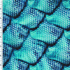 SP-NP2653 Aqua Mermaid Nylon Spandex Digitally Wet Print