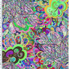 SP-NP2657  Peace Garden Nylon Spandex Digitally Wet Print