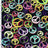 SP - NP2667 World Peace - Black Neon Multi Nylon Spandex Digitally Wet Print - Sportek International Inc.