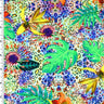 SP - NP2690 Blue Yellow Green Orange Printed Spandex - Sportek International Inc.