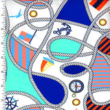 SP - NP2691 White Blue Red Black Printed Spandex - Sportek International Inc.