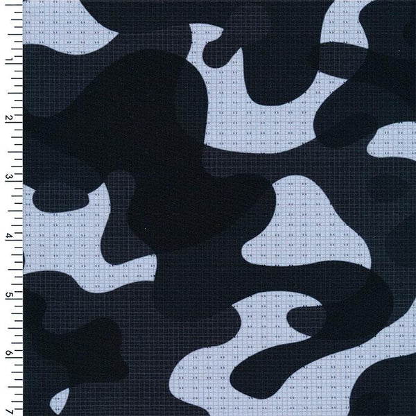 SP-NP2638 Textured Camo Dots Nylon Spandex Digitally Wet Print
