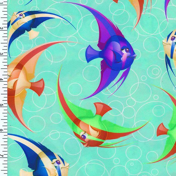 SP - NP2630 Fish & Fish Nylon Spandex Digitally Wet Print - Sportek International Inc.