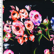 SP - NP2674 Happy Birthday Floral - Black Red Green Blue | Nylon Spandex Digitally Wet Print - Sportek International Inc.