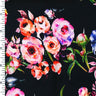 SP - NP2674 Happy Birthday Floral - Black Red Green Blue | Nylon Spandex Digitally Wet Print - Sportek International Inc.