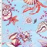 SP - NP2675 Ocean Shell Party - Blue Beige White | Nylon Spandex Digitally Wet Print - Sportek International Inc.