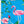 SP - NP2677 Flamingo & Rose - Blue Pink Green | Nylon Spandex Digitally Wet Print - Sportek International Inc.