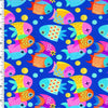 SP-NP2695 Happy Fish Nylon Spandex Digitally Wet Print