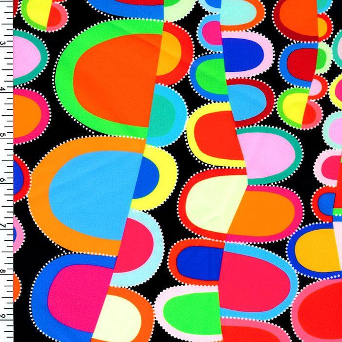 SP - NP2696 Colorful DNA Nylon Spandex Digitally Wet Print - Sportek International Inc.