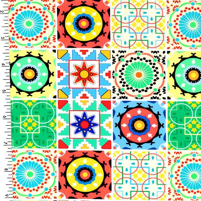 SP - NP2704 Wonder Mosaic Nylon Spandex Digitally Wet Print - Sportek International Inc.