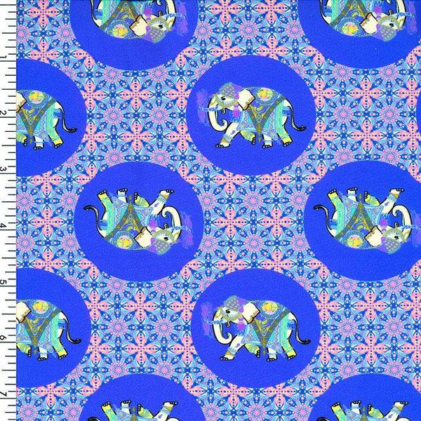 SP-NP2705 Silk Elephant Nylon Spandex Digitally Wet Print